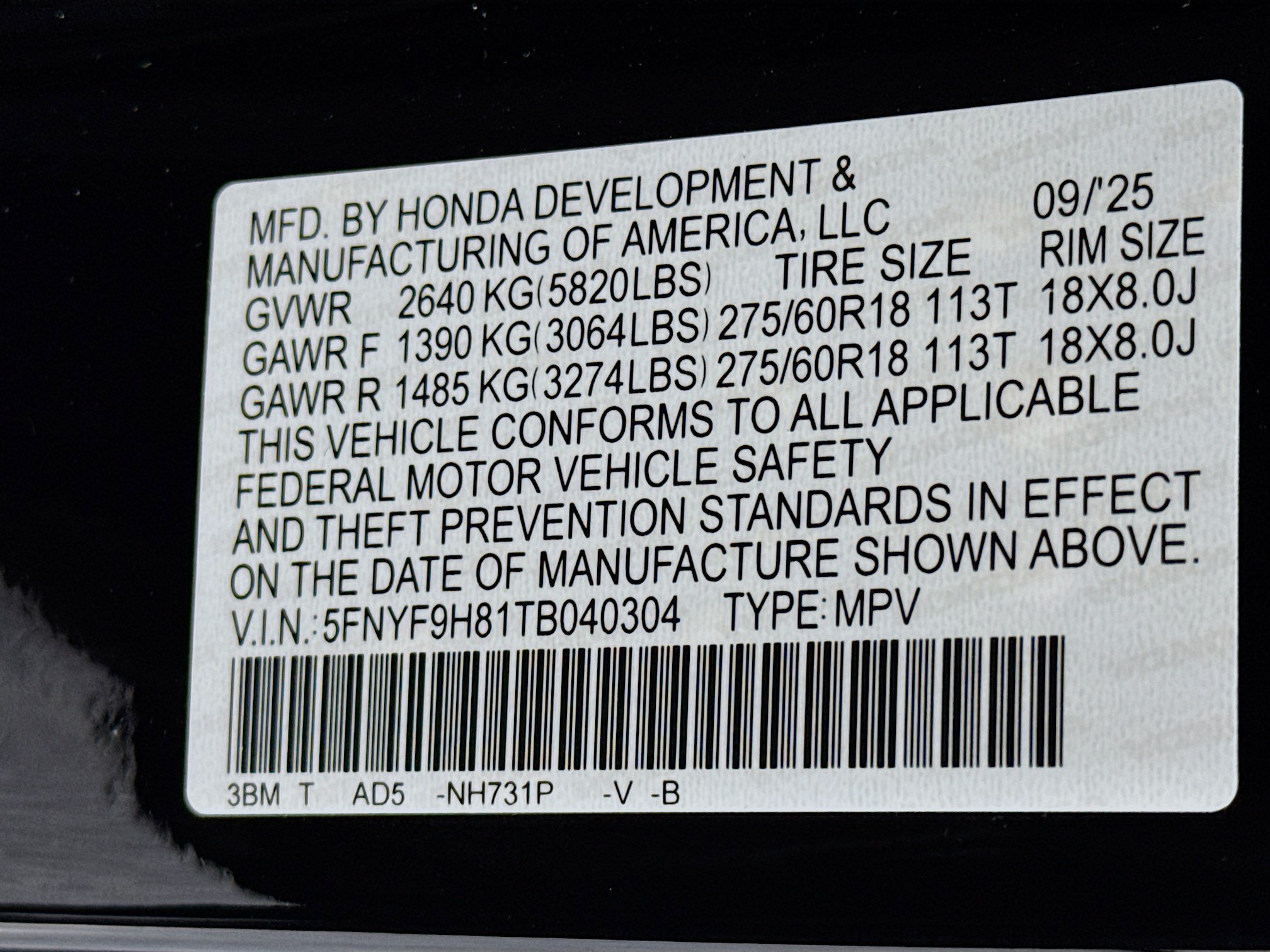 New 2026 Honda Passport TrailSport Elite image 34