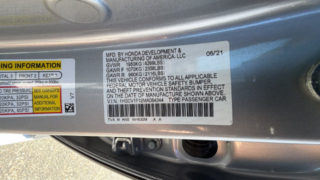 Used 2021 Honda Accord LX image 32