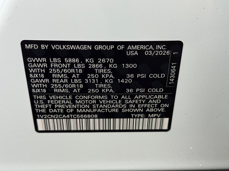 New 2026 Volkswagen Atlas Peak Edition AWD/4WD image 16