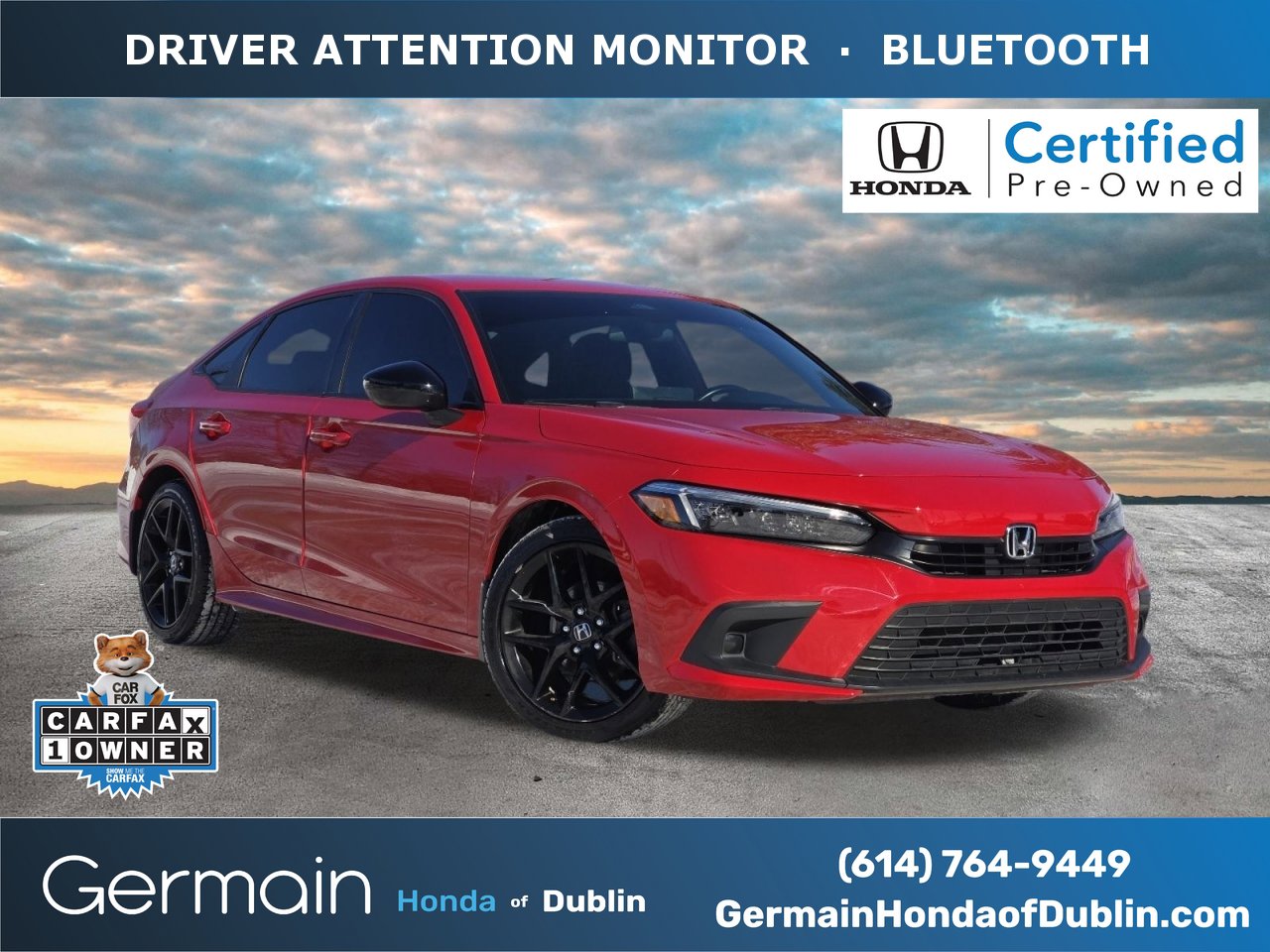 Certified 2023 Honda Civic Sport