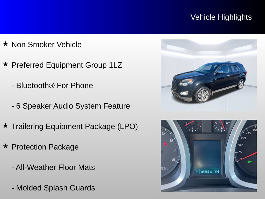 Used 2017 Chevrolet Equinox Premier w/ True North Edition AWD/4WD image 8