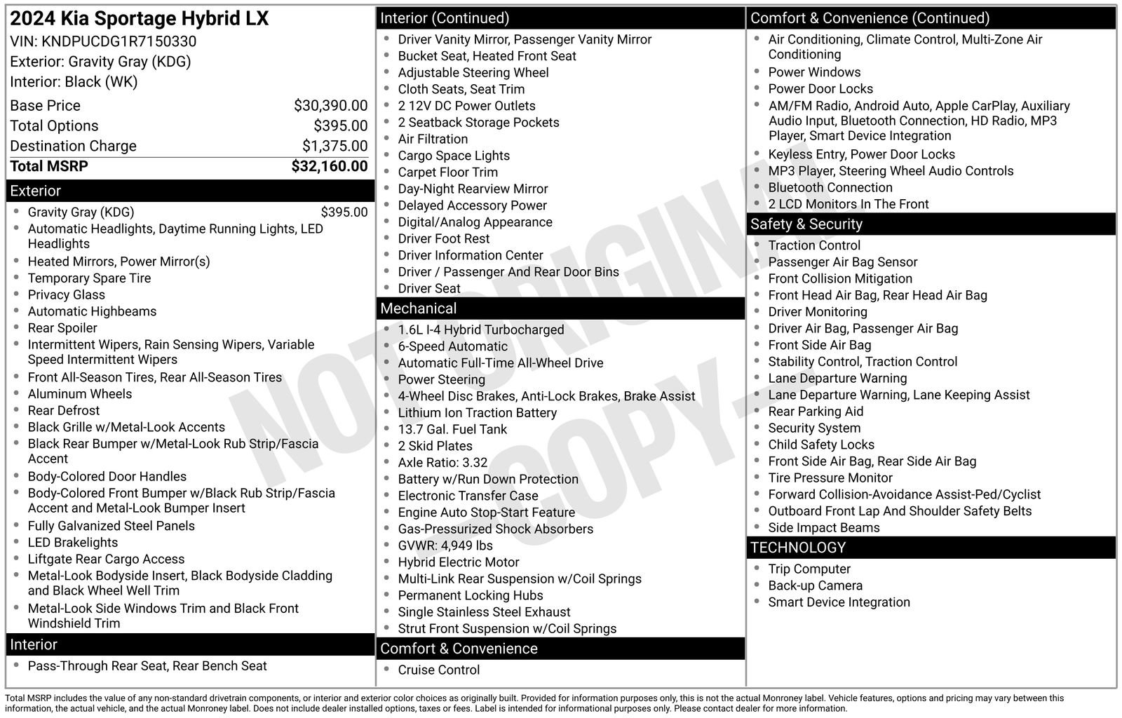 Used 2024 Kia Sportage LX image 15