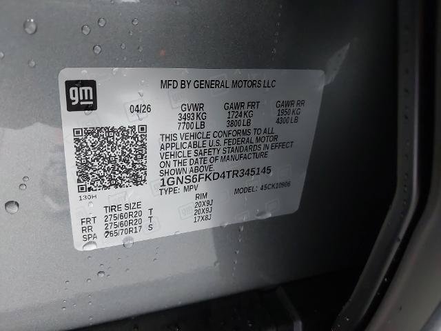 New 2026 Chevrolet Suburban Premier w/ Sun And Tow Package AWD/4WD image 34