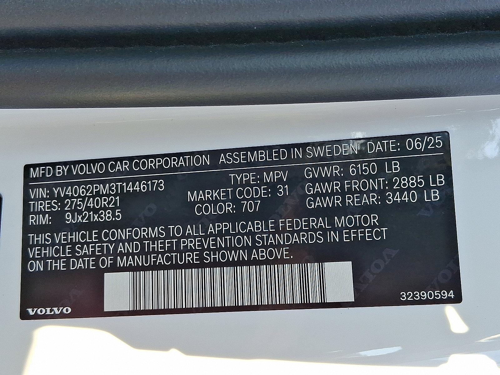 New 2026 Volvo XC90 B6 Ultra w/ Protection Package Premier image 15