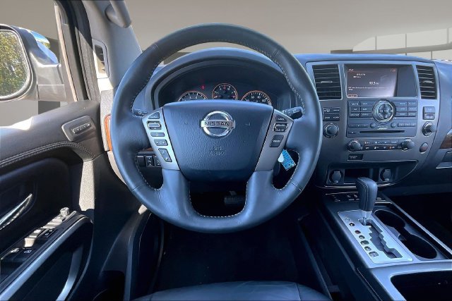 Used 2015 Nissan Armada Platinum w/ 2nd Row Captain Seat Package RWD image 8