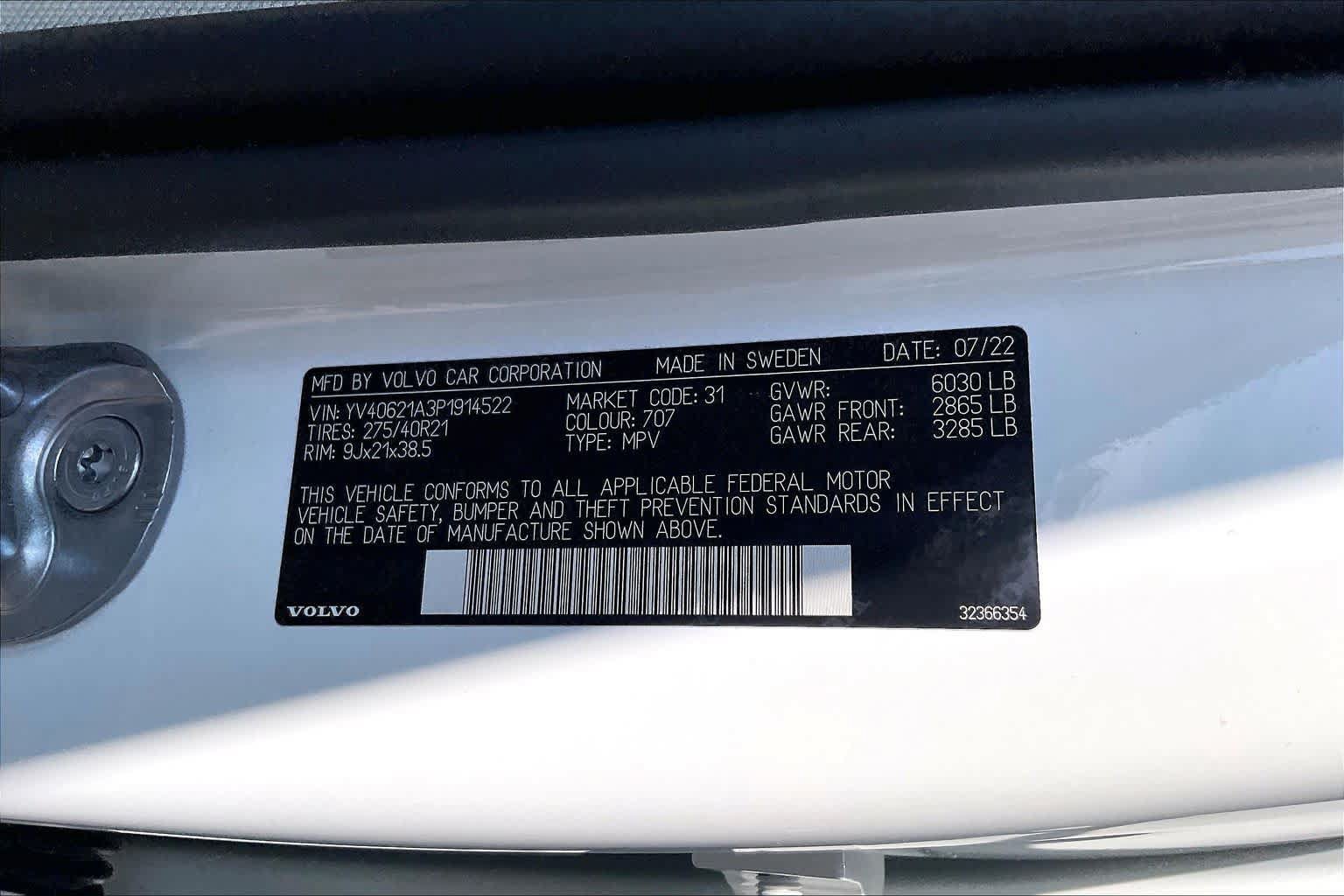 Used 2023 Volvo XC90 B6 Ultimate AWD/4WD image 38