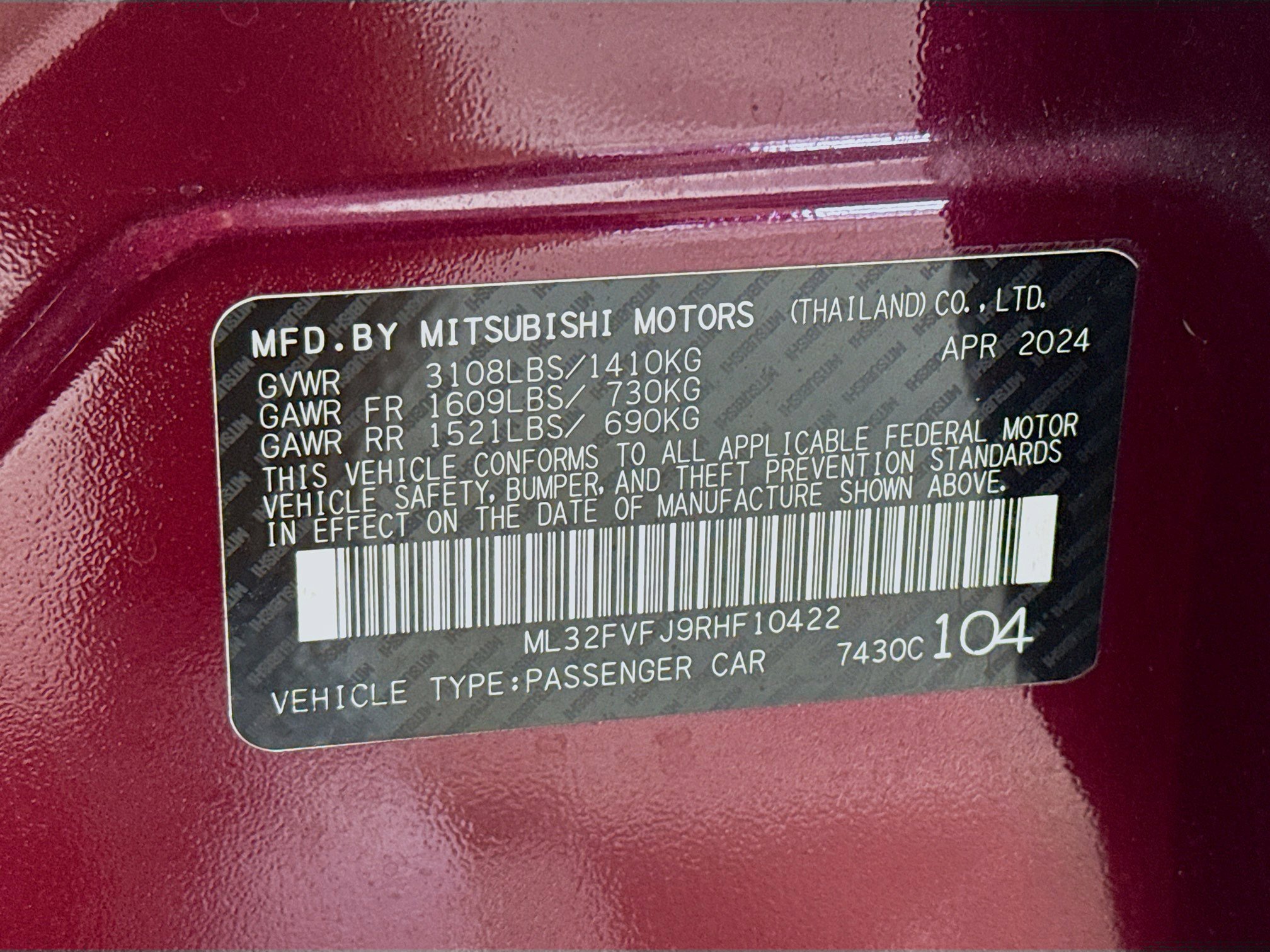 Used 2024 Mitsubishi Mirage G4 SE image 40