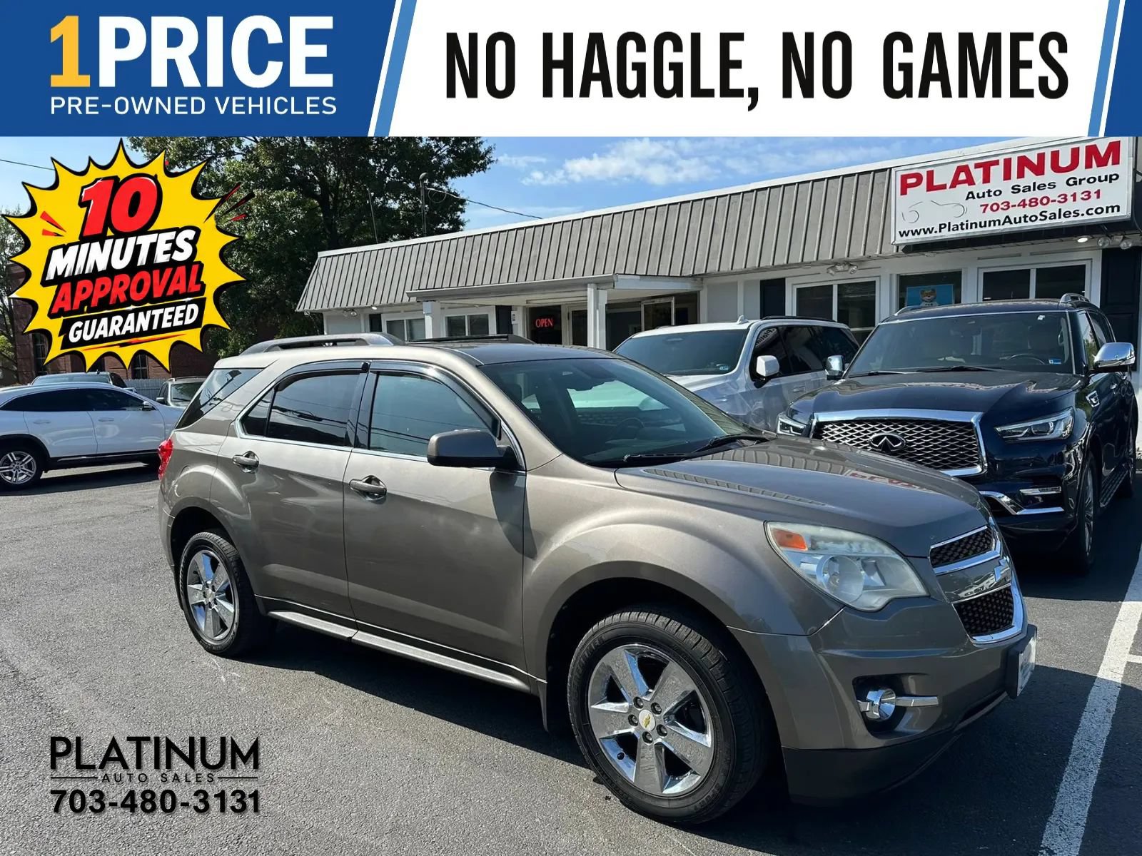 Used 2012 Chevrolet Equinox LT w/ LPO, Protection Package AWD/4WD image 1