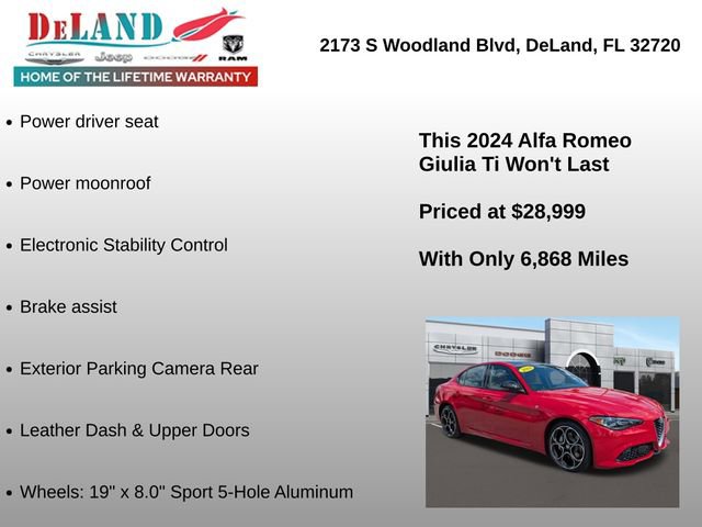 Used 2024 Alfa Romeo Giulia Ti image 12
