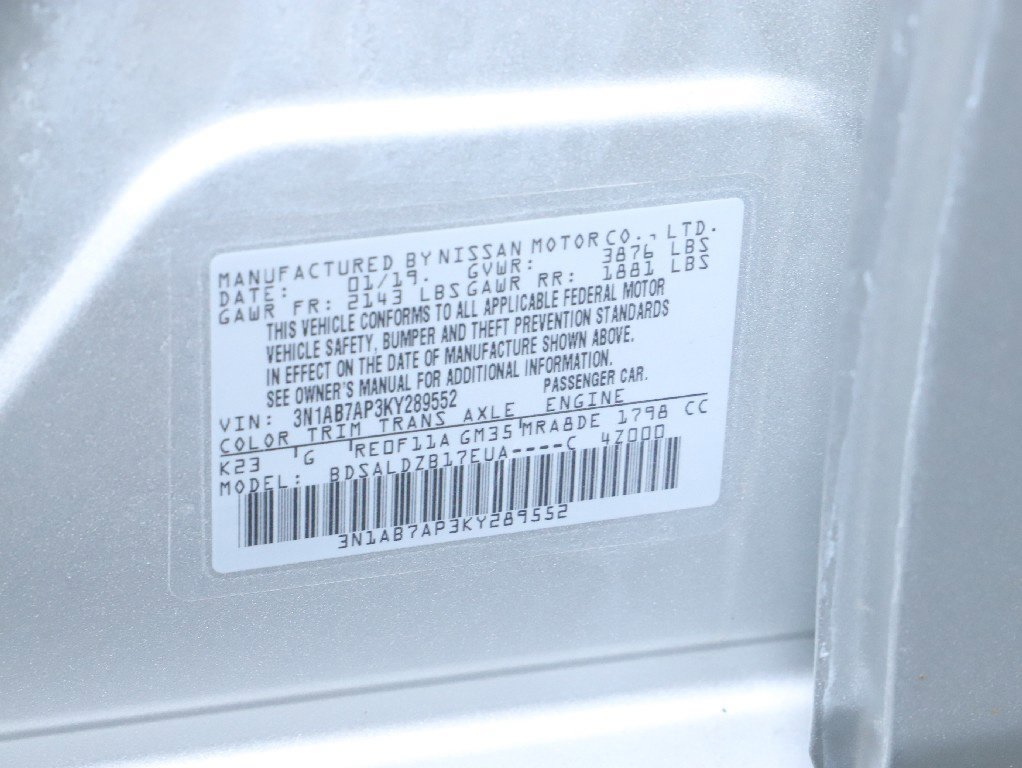 Certified 2019 Nissan Sentra SV FWD image 20