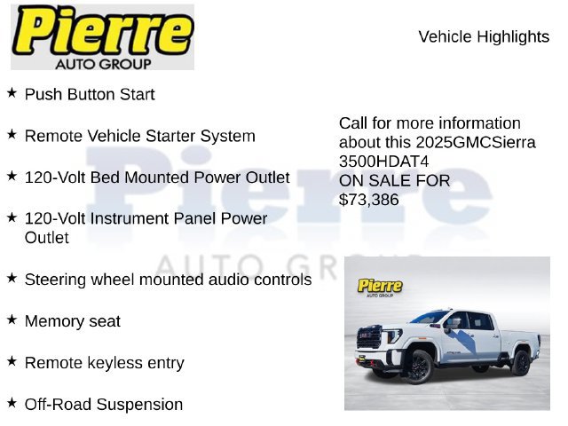 Used 2025 GMC Sierra 3500 AT4 w/ AT4 Premium Plus Package AWD/4WD image 14