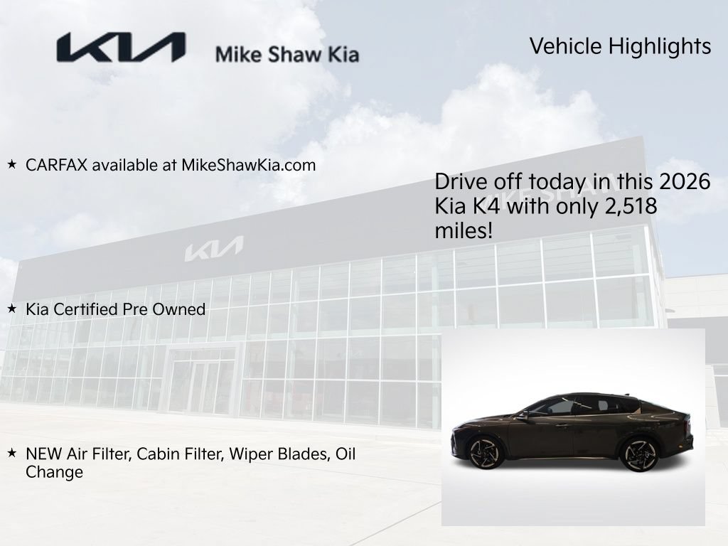 Certified 2026 Kia K4 GT-Line FWD image 9