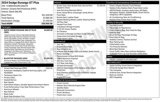 Used 2024 Dodge Durango GT image 29