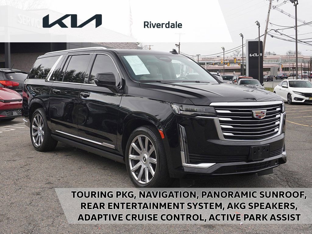 Used 2023 Cadillac Escalade ESV Premium Luxury Platinum w/ Heavy-Duty Trailer Package AWD/4WD image 1