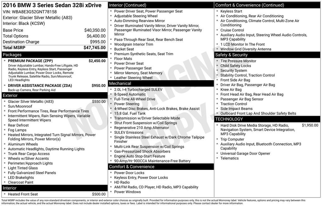 Used 2016 BMW 328i xDrive Sedan image 6
