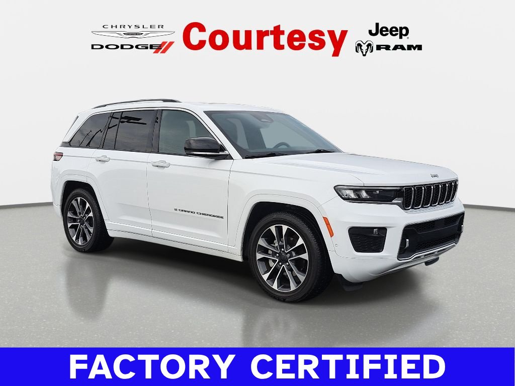 Certified 2024 Jeep Grand Cherokee Overland w/ Trailer Tow Package AWD/4WD image 1