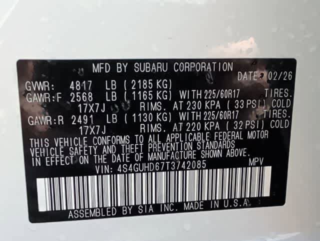 New 2026 Subaru Crosstrek 2.0i Premium AWD/4WD image 34