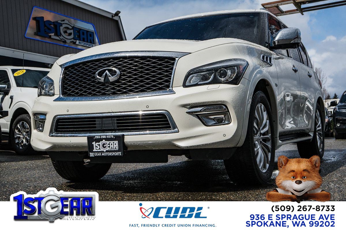 Used 2017 INFINITI QX80 4WD w/ Deluxe Technology Package image 1