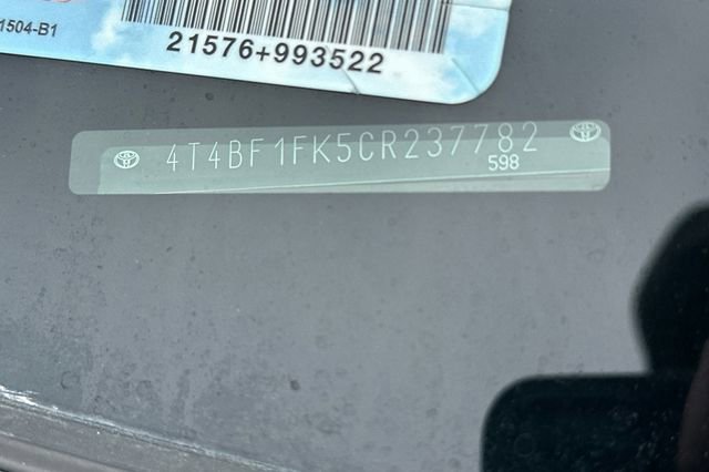 Used 2012 Toyota Camry LE FWD image 4