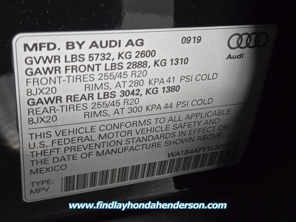 Used 2020 Audi SQ5 Premium Plus w/ Premium Plus Package AWD/4WD image 14