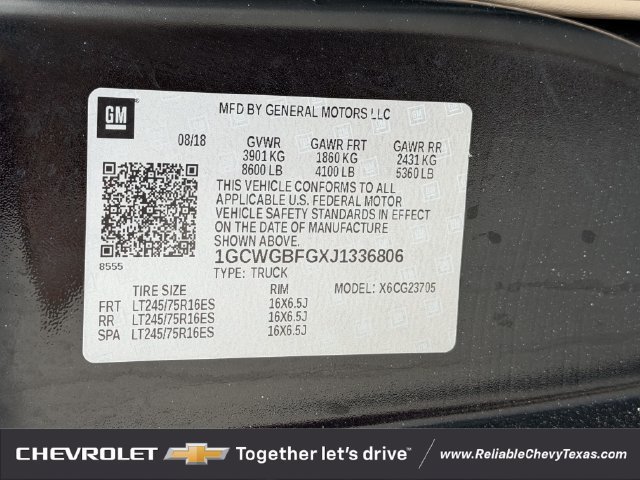 Used 2018 Chevrolet Express 2500 Extended w/ Enhanced Convenience Package RWD image 47