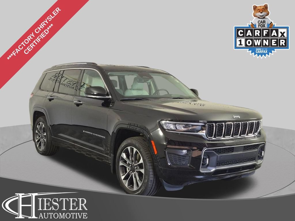 Certified 2021 Jeep Grand Cherokee L Overland w/ Luxury Tech Group IV AWD/4WD image 1