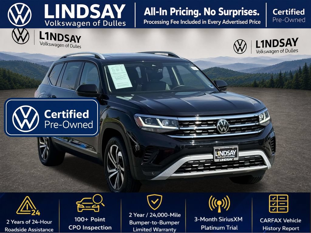 Certified 2022 Volkswagen Atlas SEL