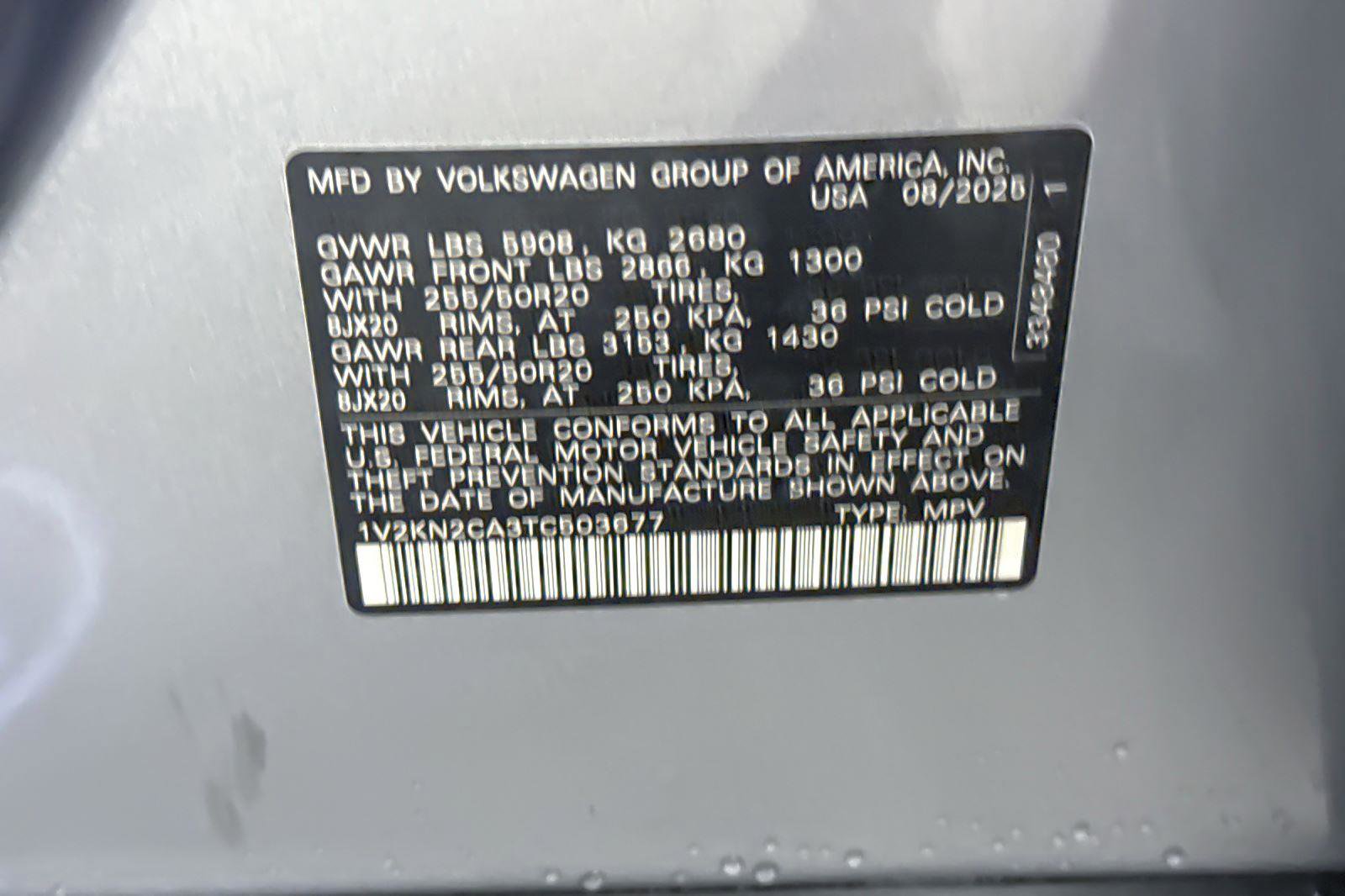 New 2026 Volkswagen Atlas SE image 28