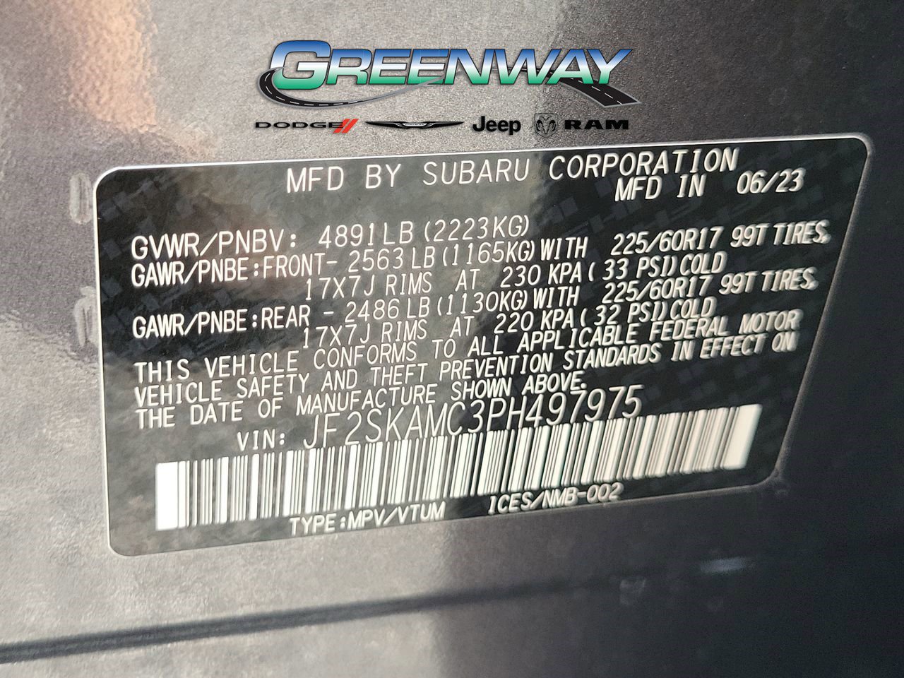 Used 2023 Subaru Forester Wilderness AWD/4WD image 6