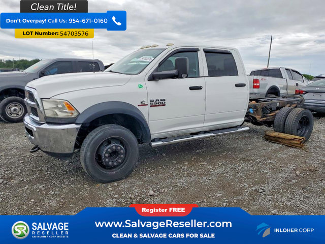 Used 2015 RAM 5500 Tradesman w/ Ambulance Prep Group