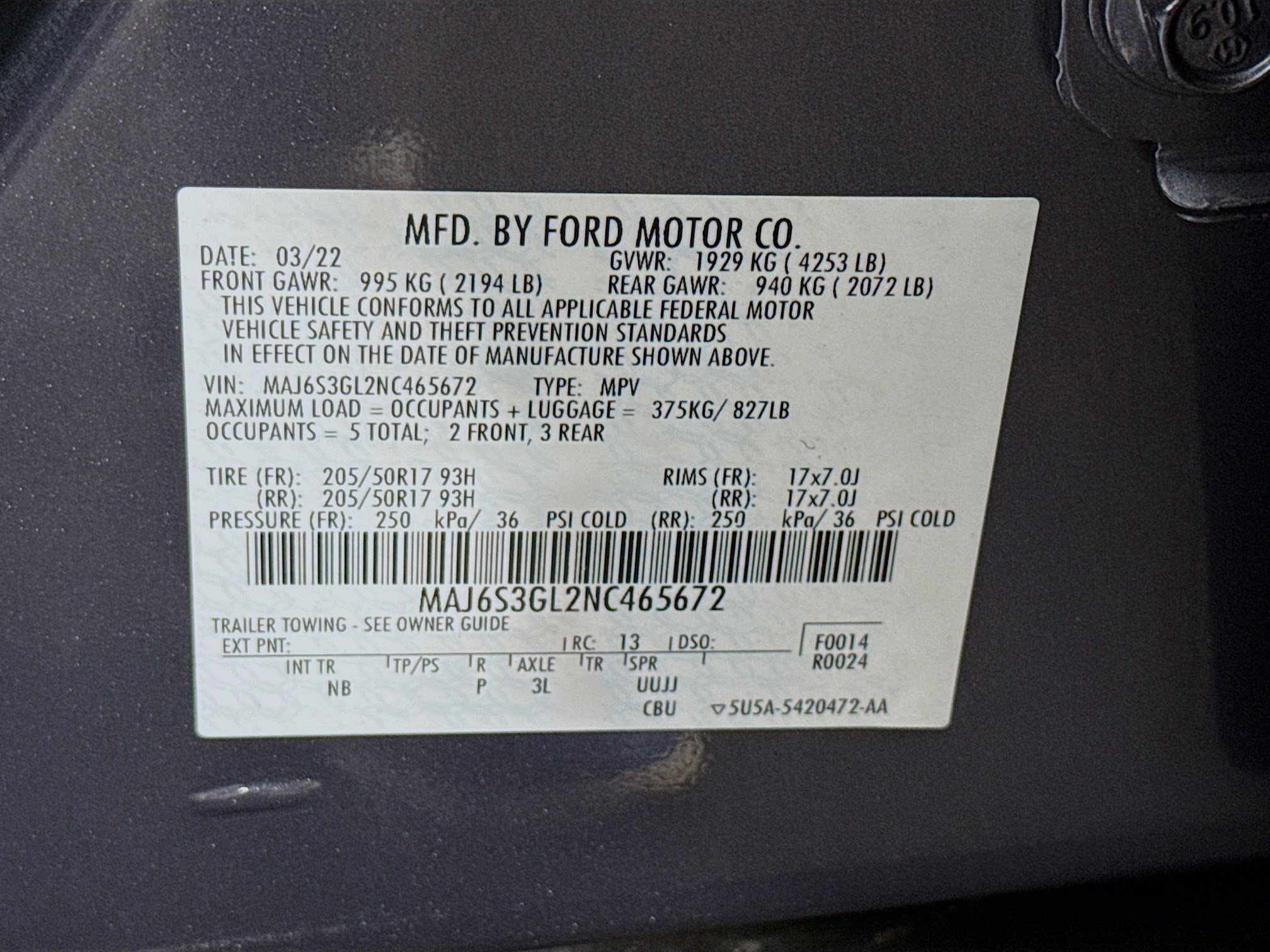 Used 2022 Ford EcoSport SE w/ SE Appearance Package AWD/4WD image 40
