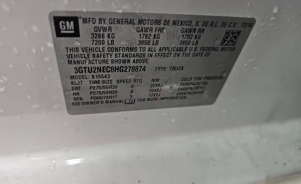 Used 2017 GMC Sierra 1500 SLT w/ All Terrain Package AWD/4WD image 19