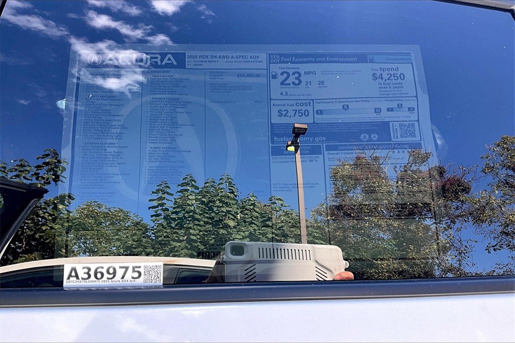 New 2025 Acura RDX AWD w/ A-Spec & Advance Pkg image 25