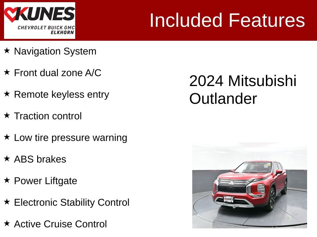 Used 2024 Mitsubishi Outlander SE image 2