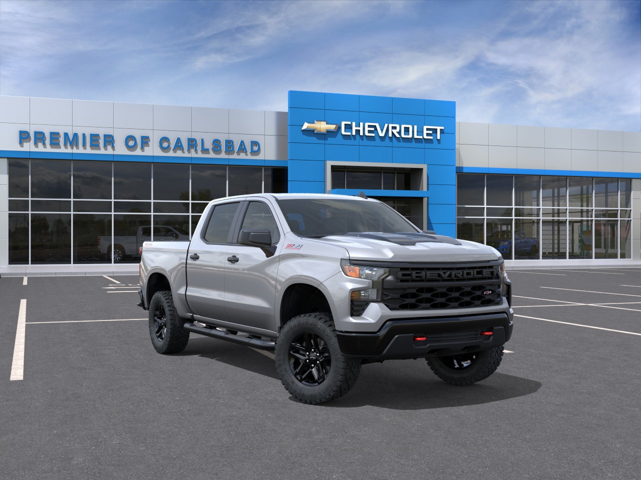 New 2026 Chevrolet Silverado 1500 Custom Trail Boss w/ LPO, Dark Essentials Package AWD/4WD image 1