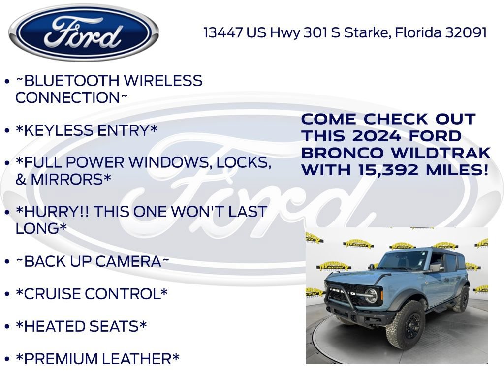 Certified 2024 Ford Bronco Wildtrak AWD/4WD image 12