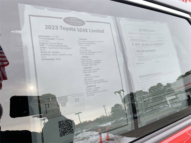 Used 2023 Toyota bZ4X Limited image 38