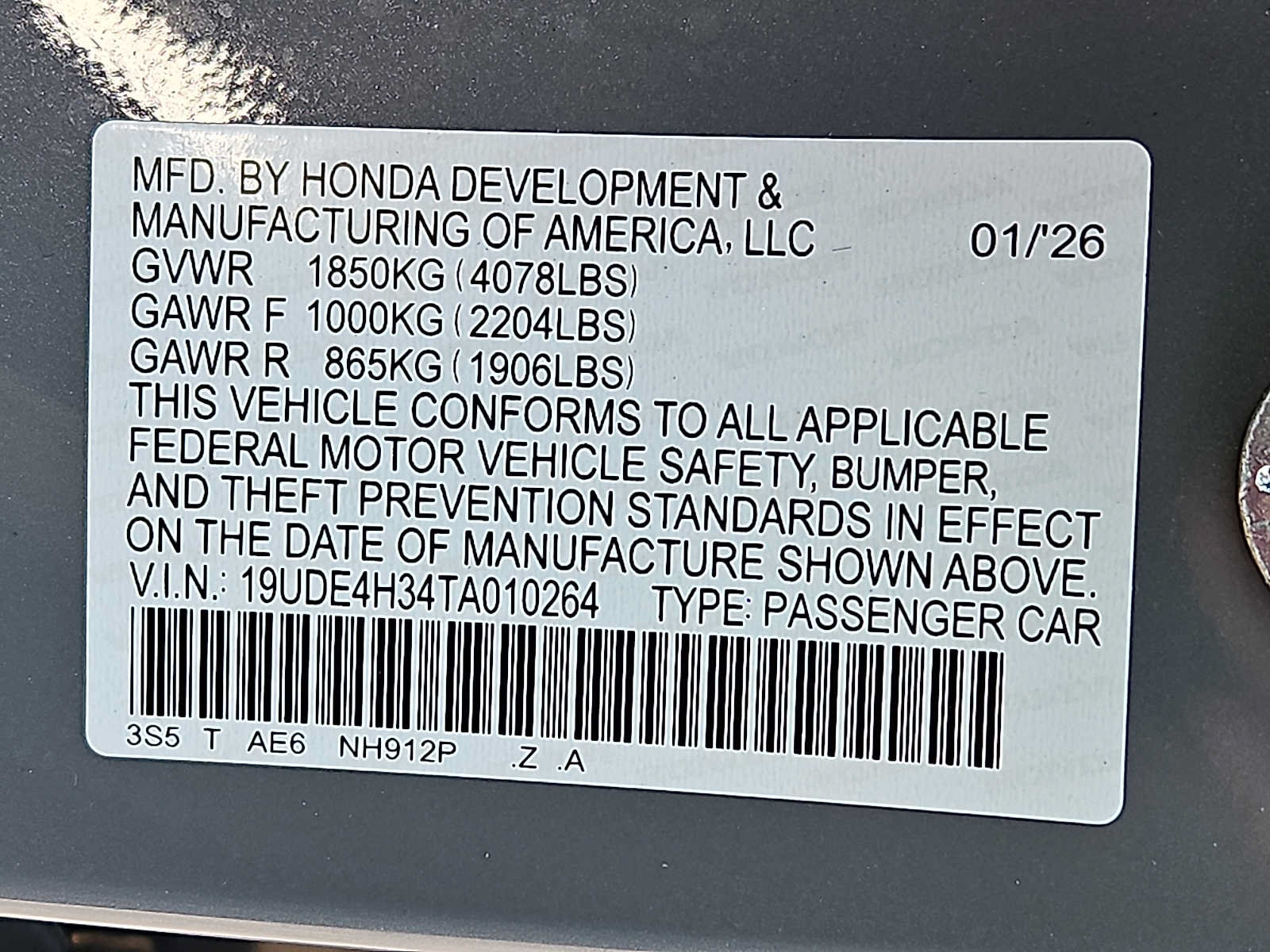 Certified 2026 Acura Integra A-Spec FWD image 28