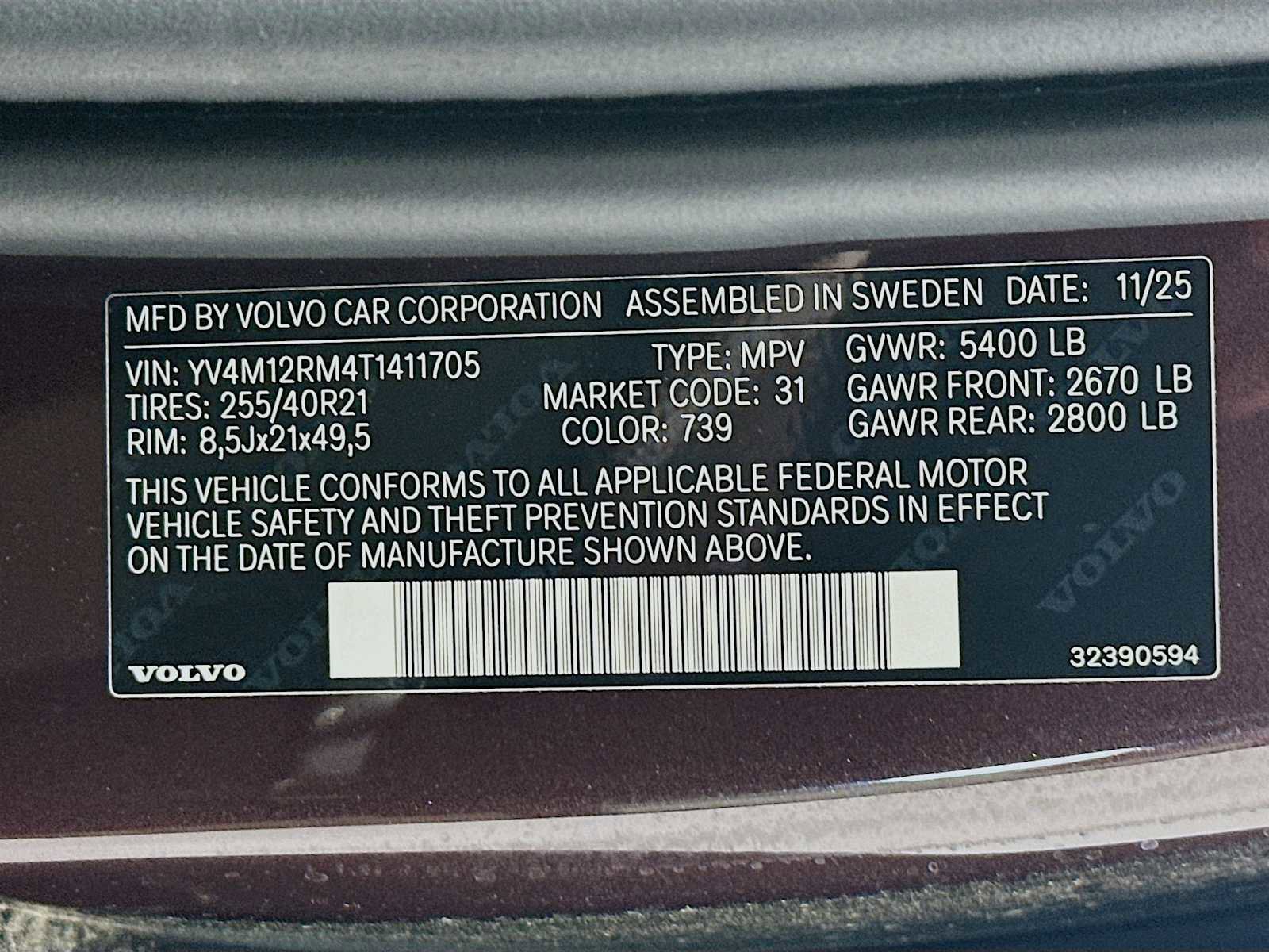 New 2026 Volvo XC60 B5 Ultra w/ Climate Package PRO AWD/4WD image 30