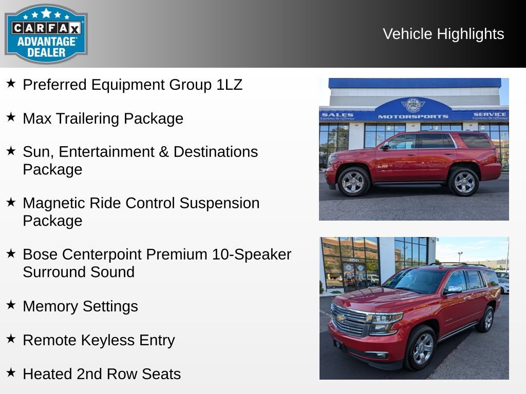 Used 2015 Chevrolet Tahoe LTZ AWD/4WD image 4