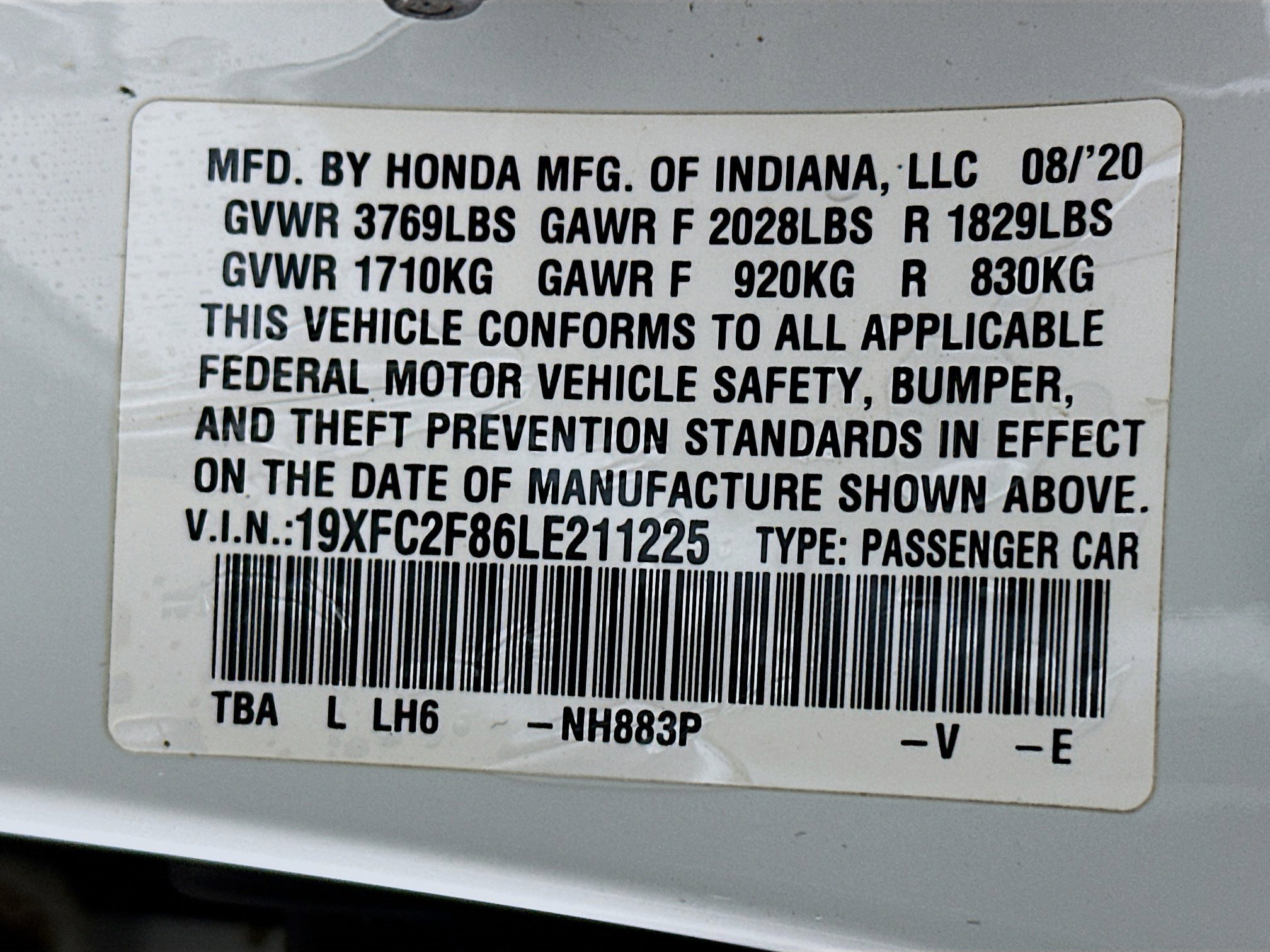Used 2020 Honda Civic Sport image 12