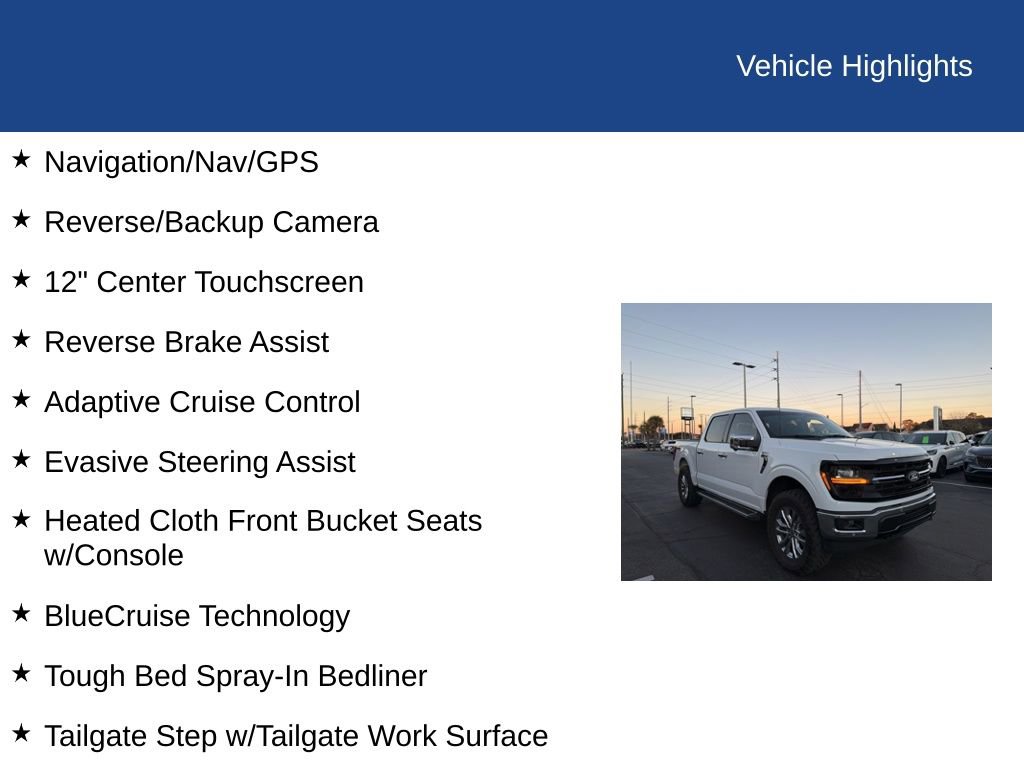 Used 2024 Ford F150 XLT w/ Equipment Group 303A High image 11