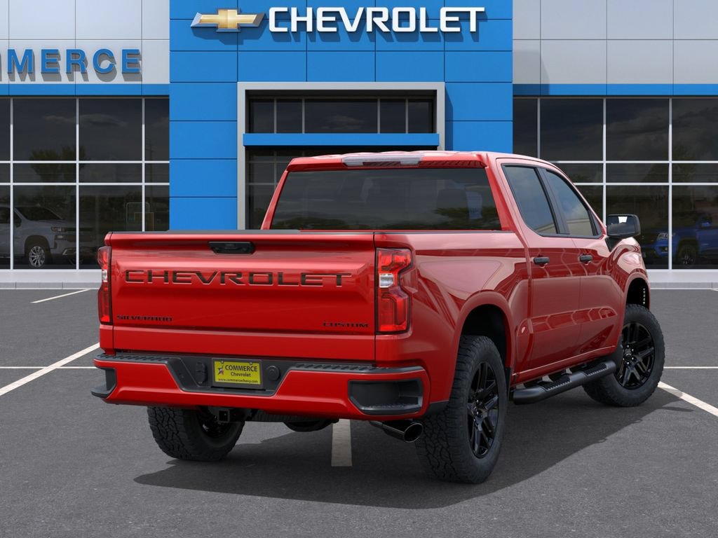 New 2026 Chevrolet Silverado 1500 Custom w/ Turbomax Blackout Package RWD image 4