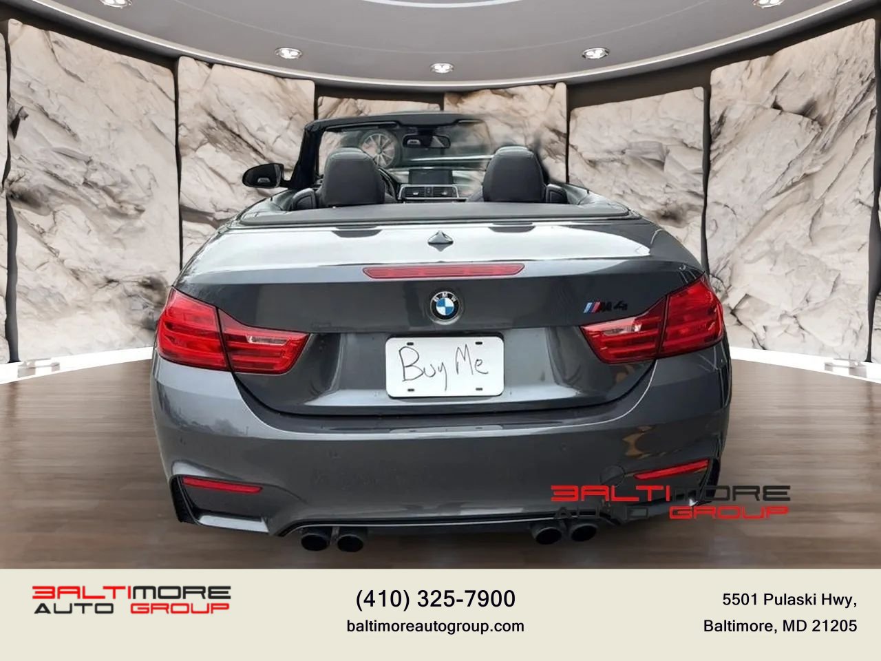 Used 2017 BMW M4 Convertible w/ Competition Package RWD image 22