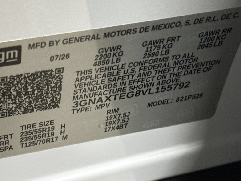 New 2027 Chevrolet Equinox RS w/ Convenience Package III AWD/4WD image 28