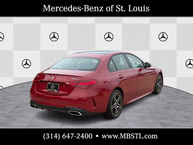 Certified 2024 Mercedes-Benz C 300 4MATIC Sedan w/ AMG Line w/ Night Package image 3