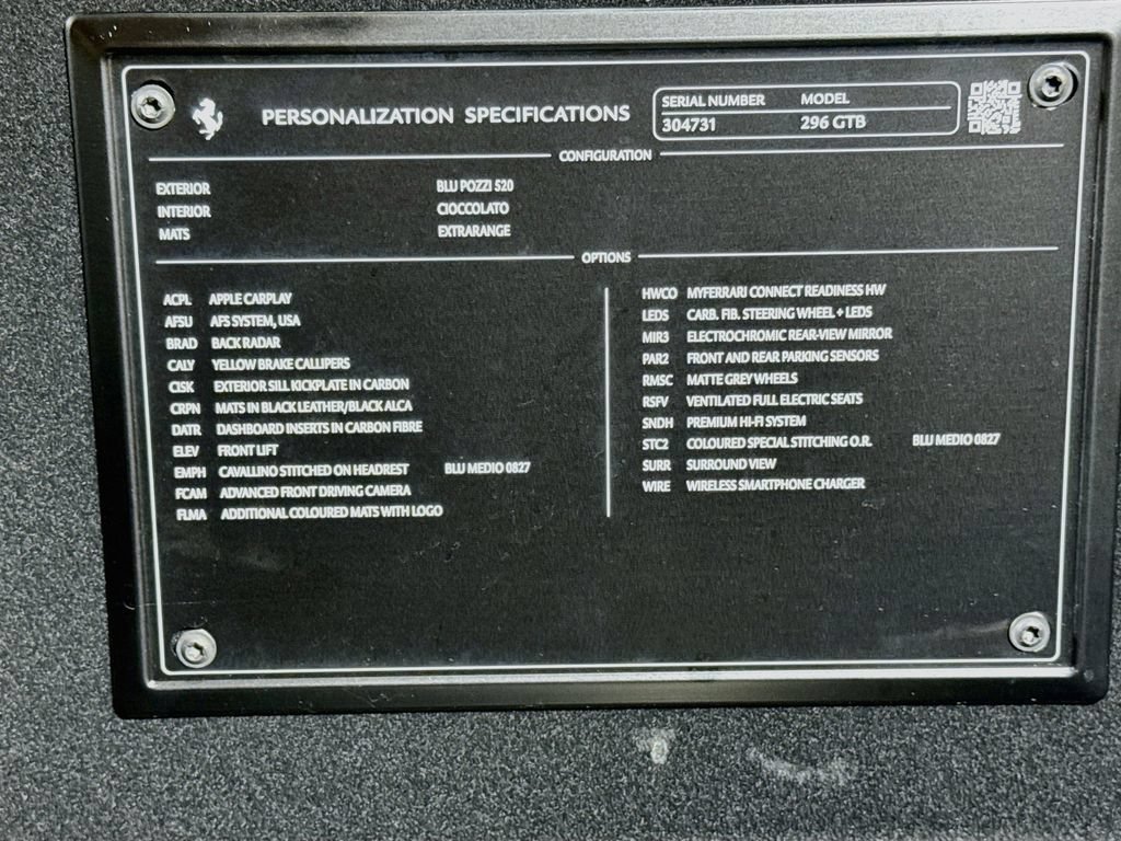 Certified 2024 Ferrari 296 GTB RWD image 22