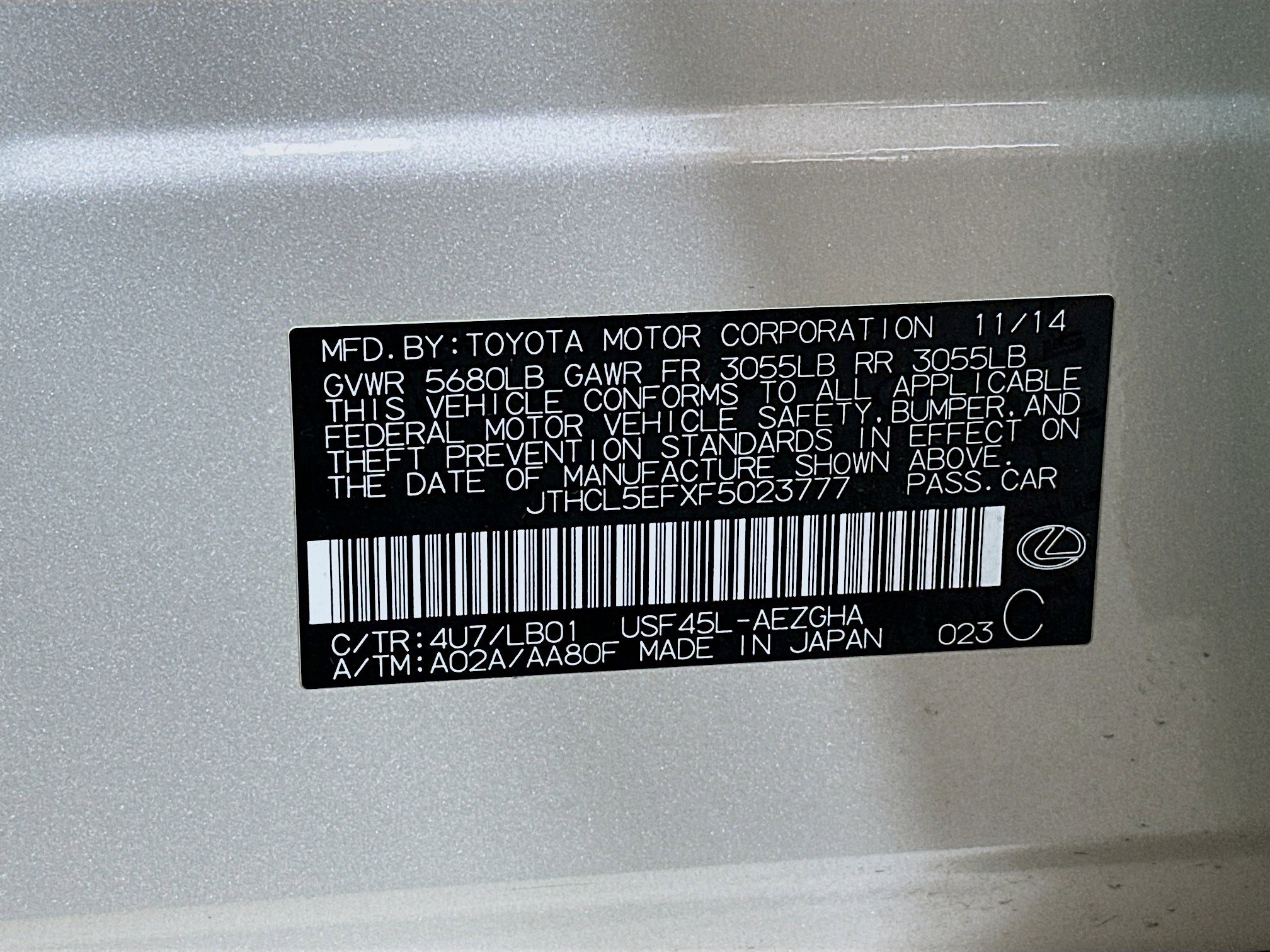 Used 2015 Lexus LS 460 AWD w/ Comfort Package image 33