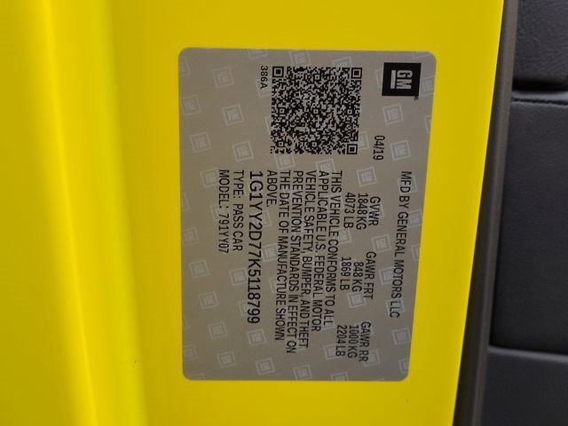 Used 2019 Chevrolet Corvette Grand Sport image 29