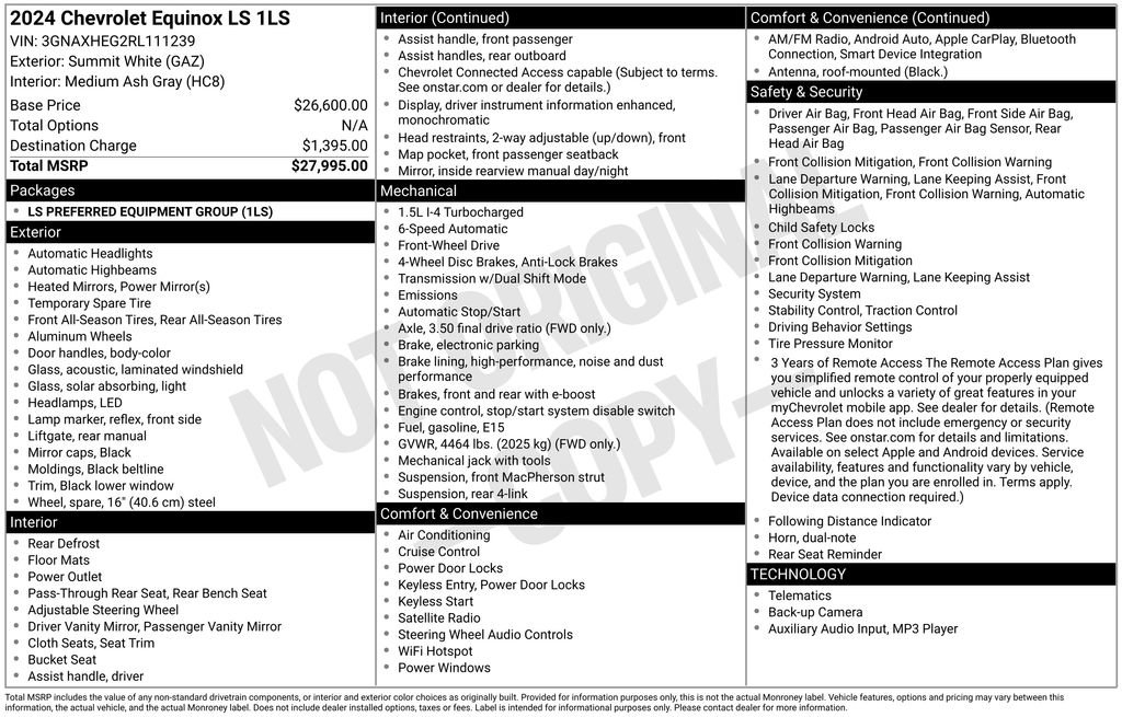 Used 2024 Chevrolet Equinox LS image 17